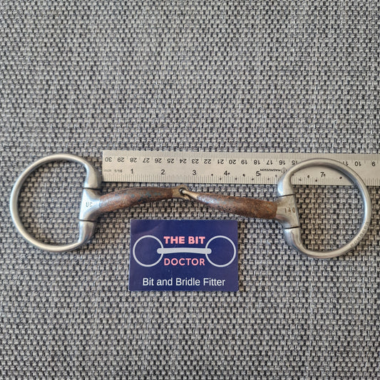 5.5" 140mm bombers ultra comfy lock up eggbutt snaffle Bit B1274