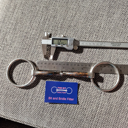 5.75" 145mm bombers loose ring jointed snaffle Bit B1041