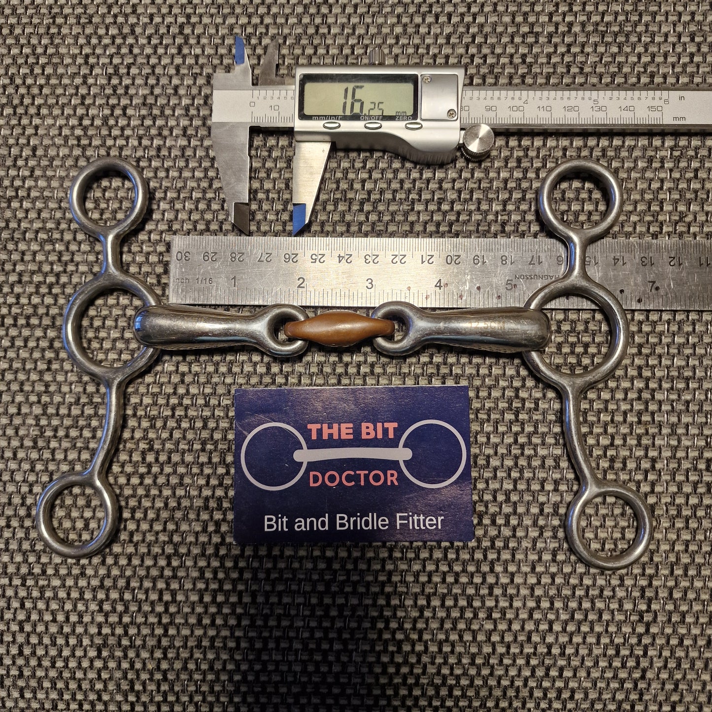 5" copper lozenge tom thumb gag Bit B1066