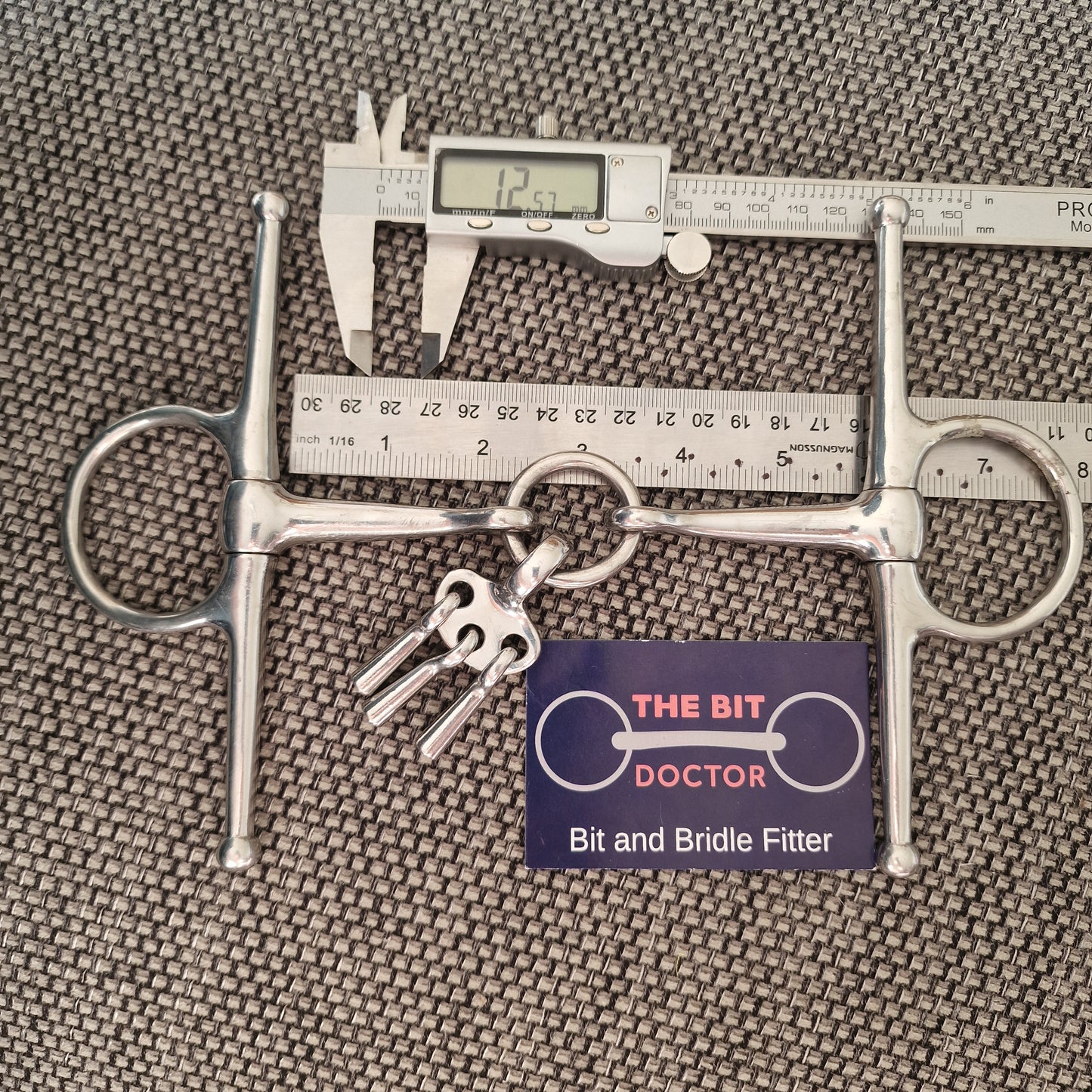 5.5" full cheek breaking snaffle bit B949