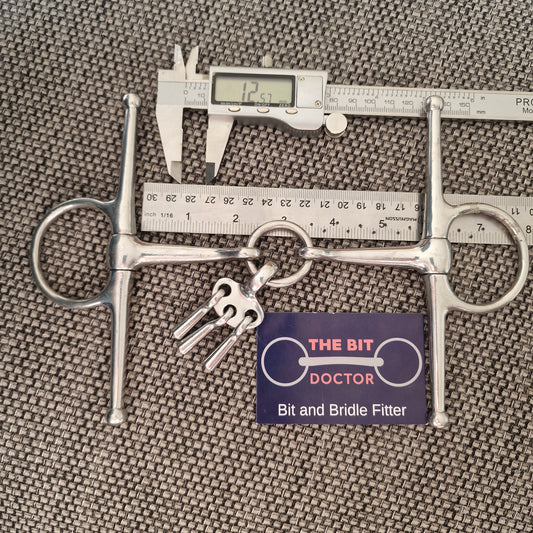 5.5" full cheek breaking snaffle bit B949