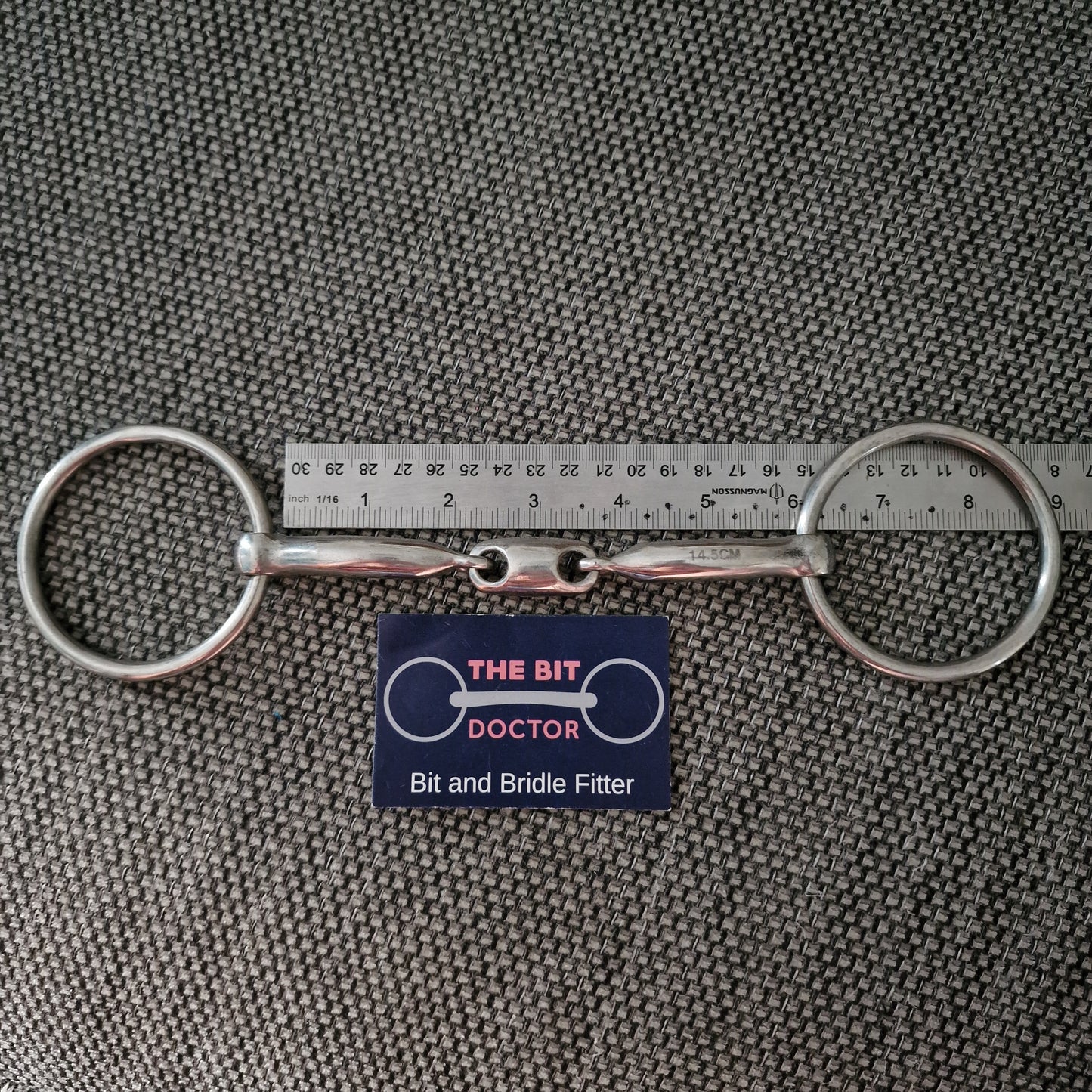 5.75" infomed designs precision lozenge loose ring snaffle Bit B1839