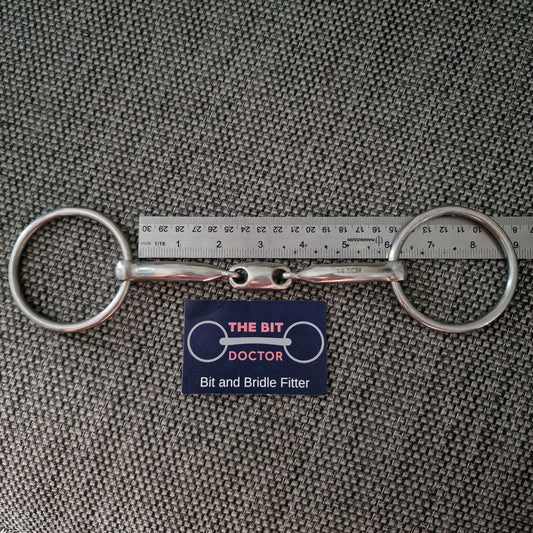 5.75" infomed designs precision lozenge loose ring snaffle Bit B1839