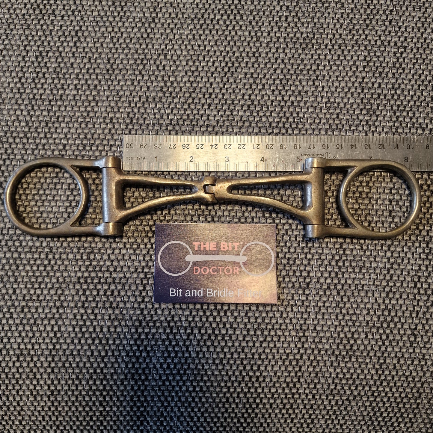 5" nickel vintage crescendo snaffle bit B522