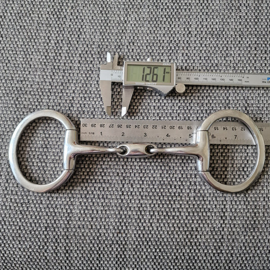 5" lozenge eggbutt snaffle bit B123