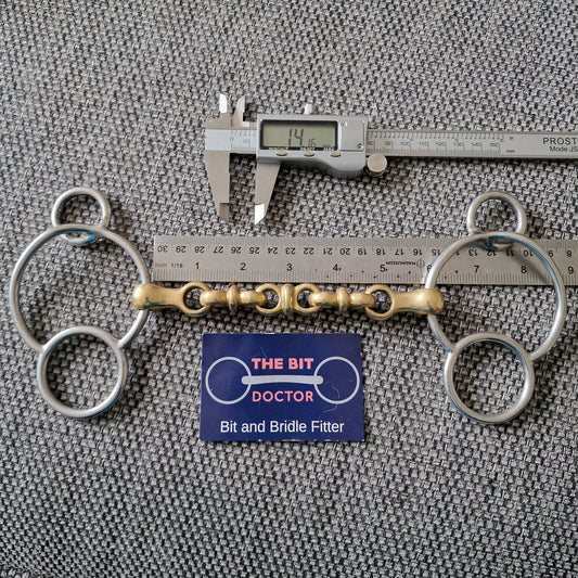5.5" neue schule waterford universal gag bit B459