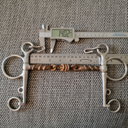 6.75" custom made tom thumb pelham bit B175