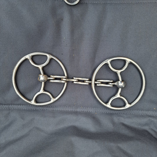 5.25" abbey custom bike chain cartwheel gag bit B350