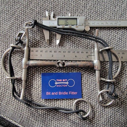 5.25" beris iron jointed nelson gag bit B393