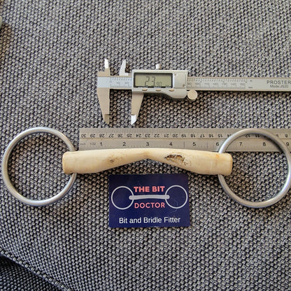 5.75" sprenger duo flexi mullen loose ring snaffle bit B1257