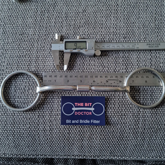 6" myler mb01 mullen barrel loose ring snaffle bit B806