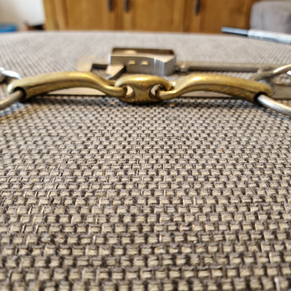 6" anatomical copper lozenge 2.5 ring universal gag Bit B1172