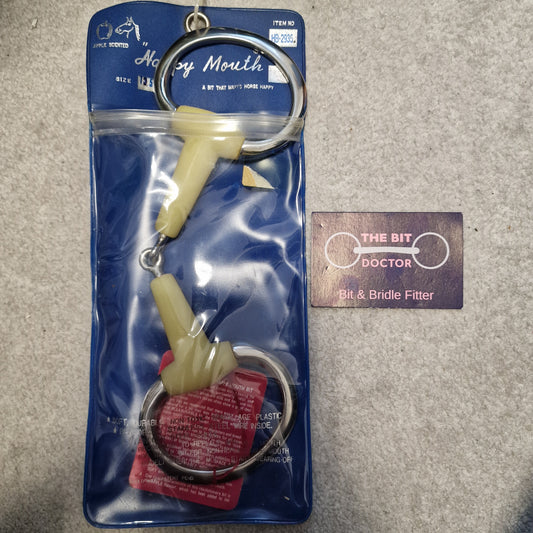5.25" happy mouth eggbutt jointed snaffle Bit New B1647