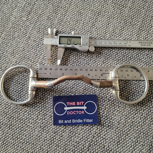 5.5" bombers happy tongue eggbutt snaffle Bit B1816