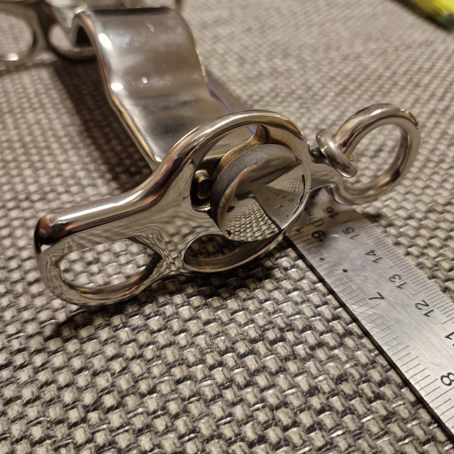 5.5" TBD Custom short shank Sam Marah Pelham bit B261