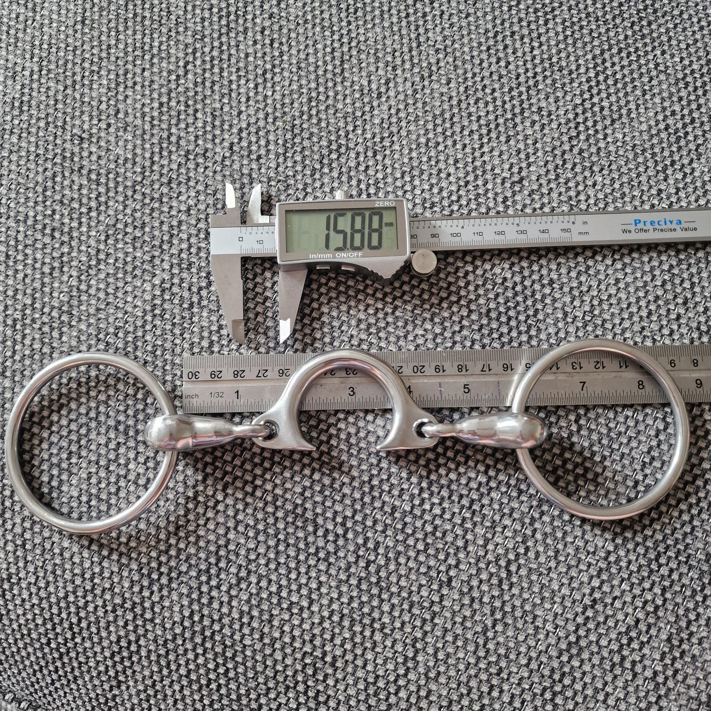 5.5" Custom loose ring segundo loose ring snaffle Bit B1163