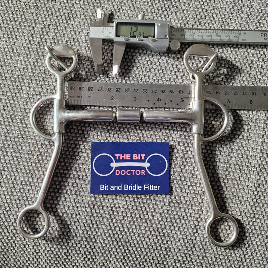 5.25" mullen barrel western American / elevator gag bit B821