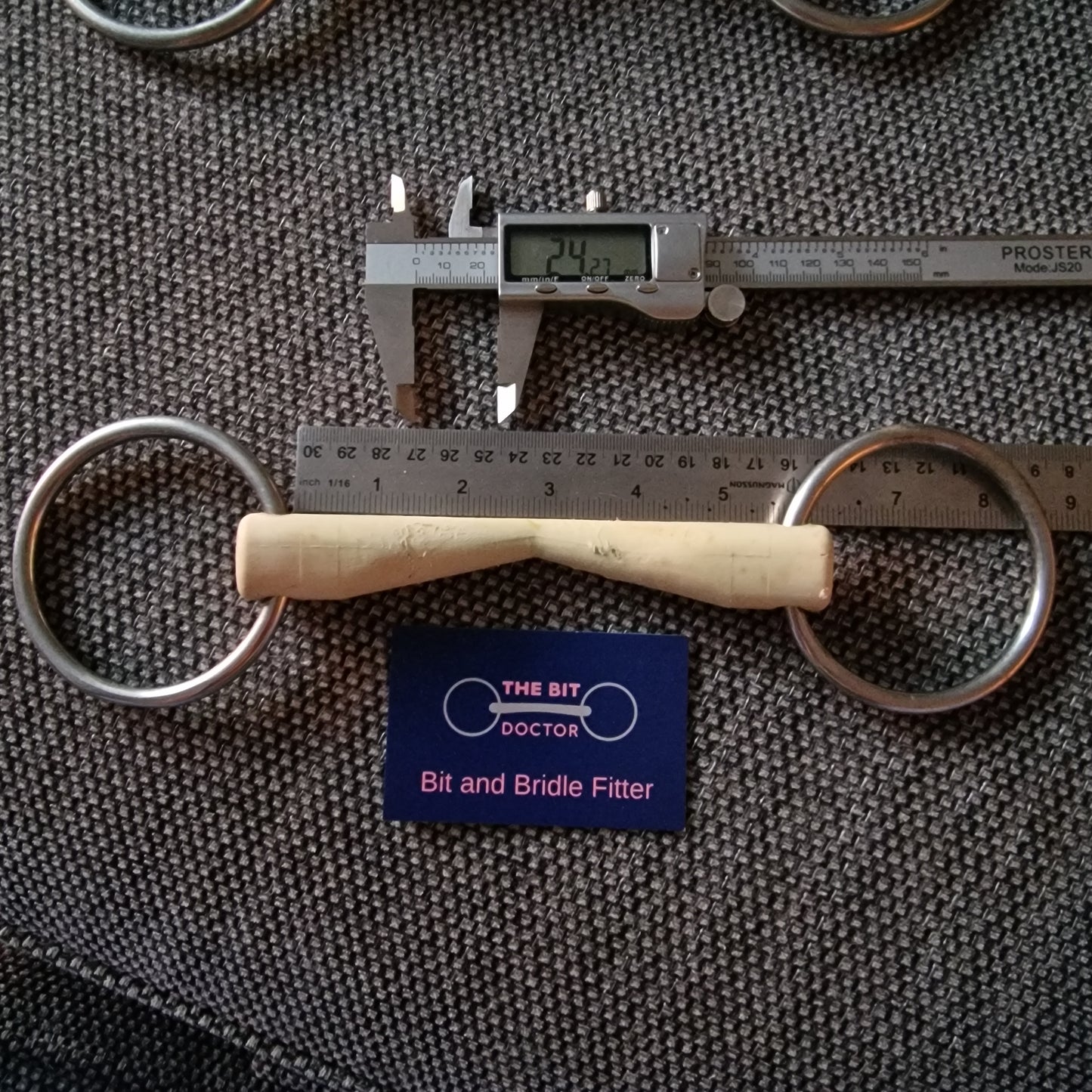 5.5" sprenger duo flexi mullen loose ring snaffle Bit B1296
