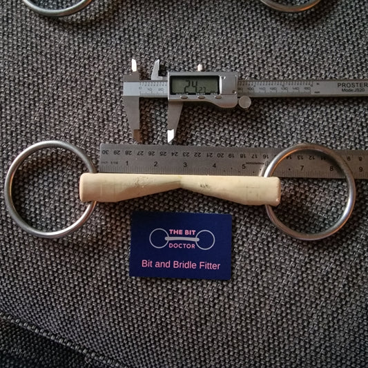 5.5" sprenger duo flexi mullen loose ring snaffle Bit B1296