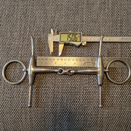6" Abbey custom french link fulmer snaffle Bit B1396