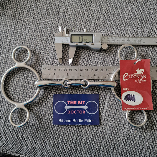 5" new Eldonian lozenge 2-ring universal gag B712