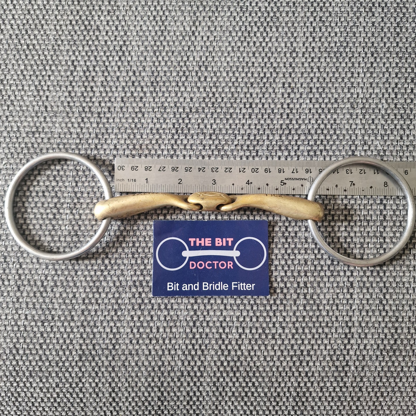 Medium 5" 5.25" 5.5" neue schule turtle top loose ring snaffle Bit B1762