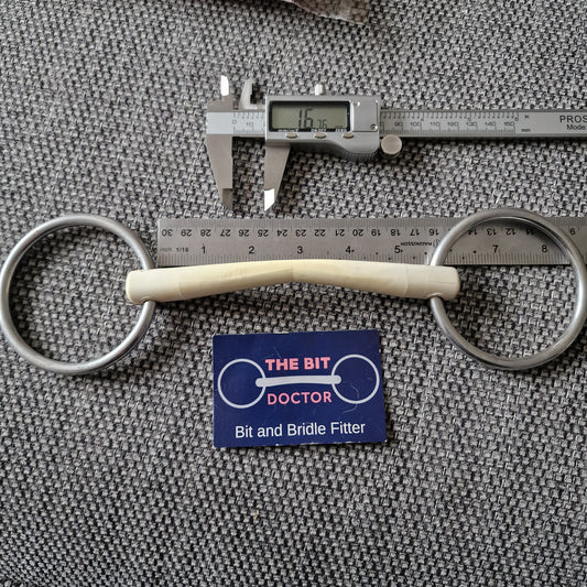5.5" sprenger duo flexi mullen loose ring Snaffle Bit B907