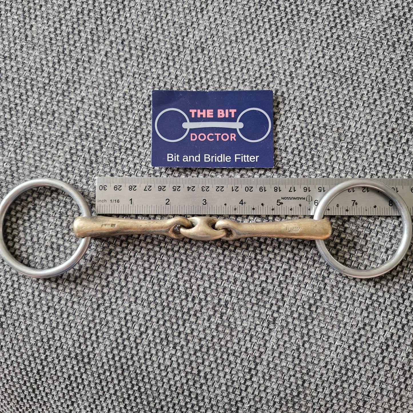 5.75" sprenger kk ultra lozenge loose ring bradoon snaffle Bit B1806
