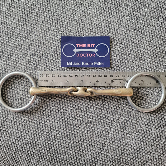 5.75" sprenger kk ultra lozenge loose ring bradoon snaffle Bit B1806