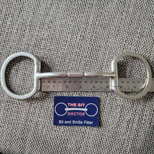 5" Myler MB32 mullen comfy barrel eggbutt snaffle bit B222