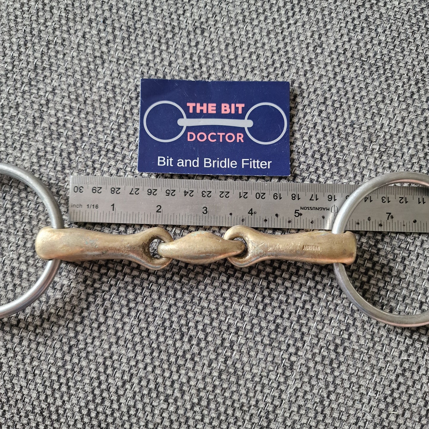 5.5" sprenger kk lozenge loose ring snaffle Bit B1808