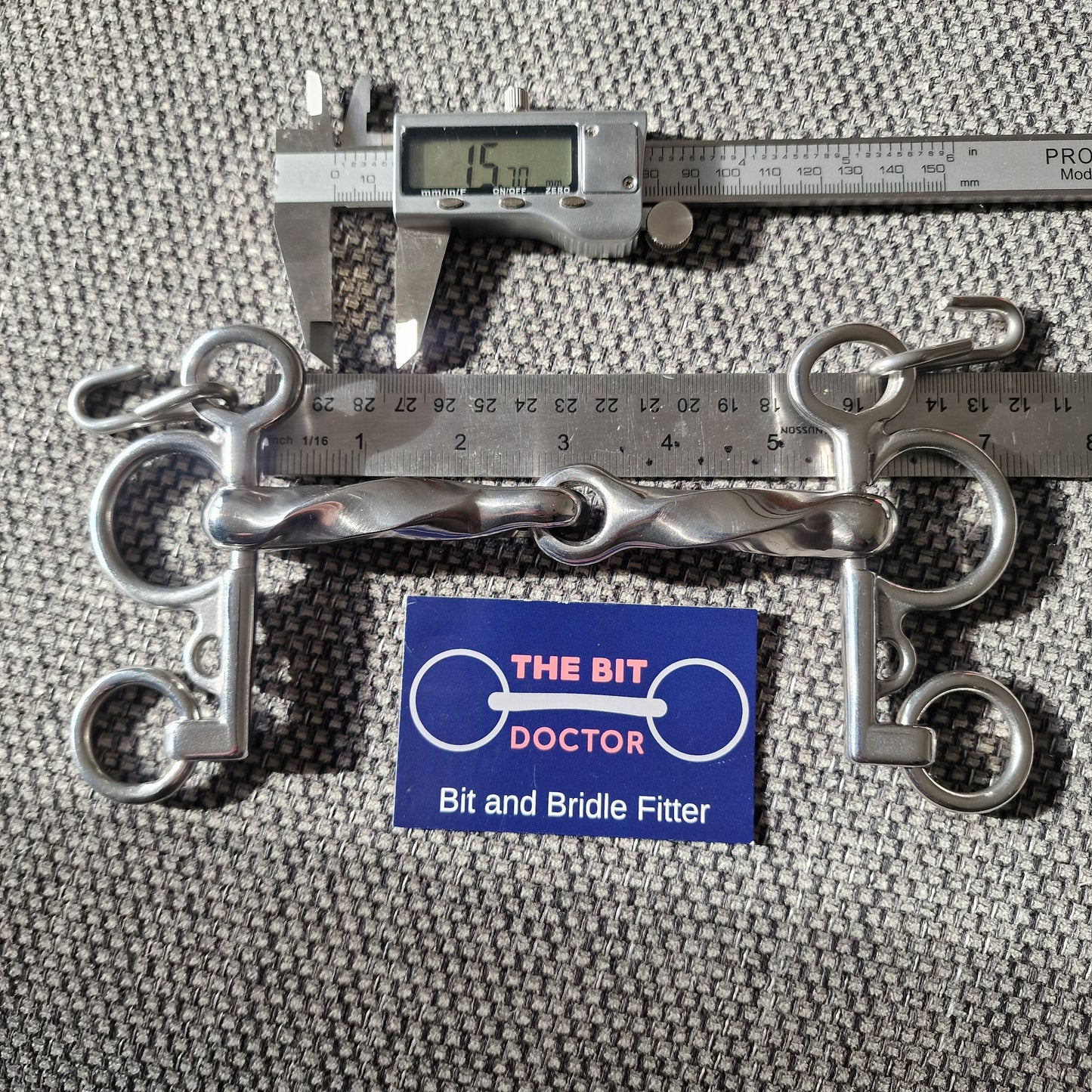 5.5" custom slow twist baby pelham bit B232