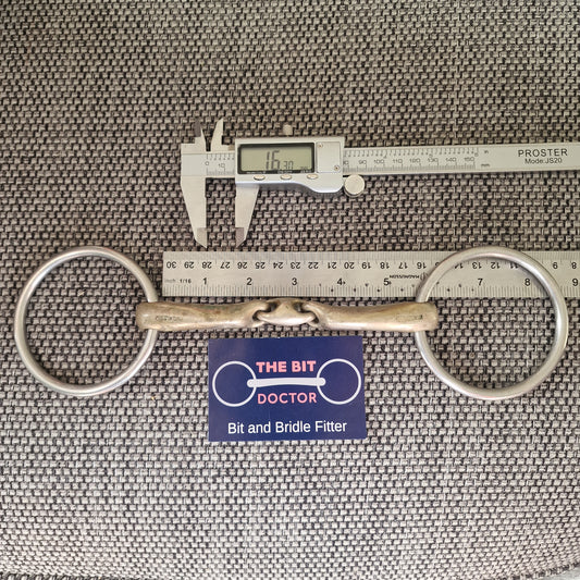 5.5" sprenger Novocontact lozenge loose ring snaffle Bit B1518