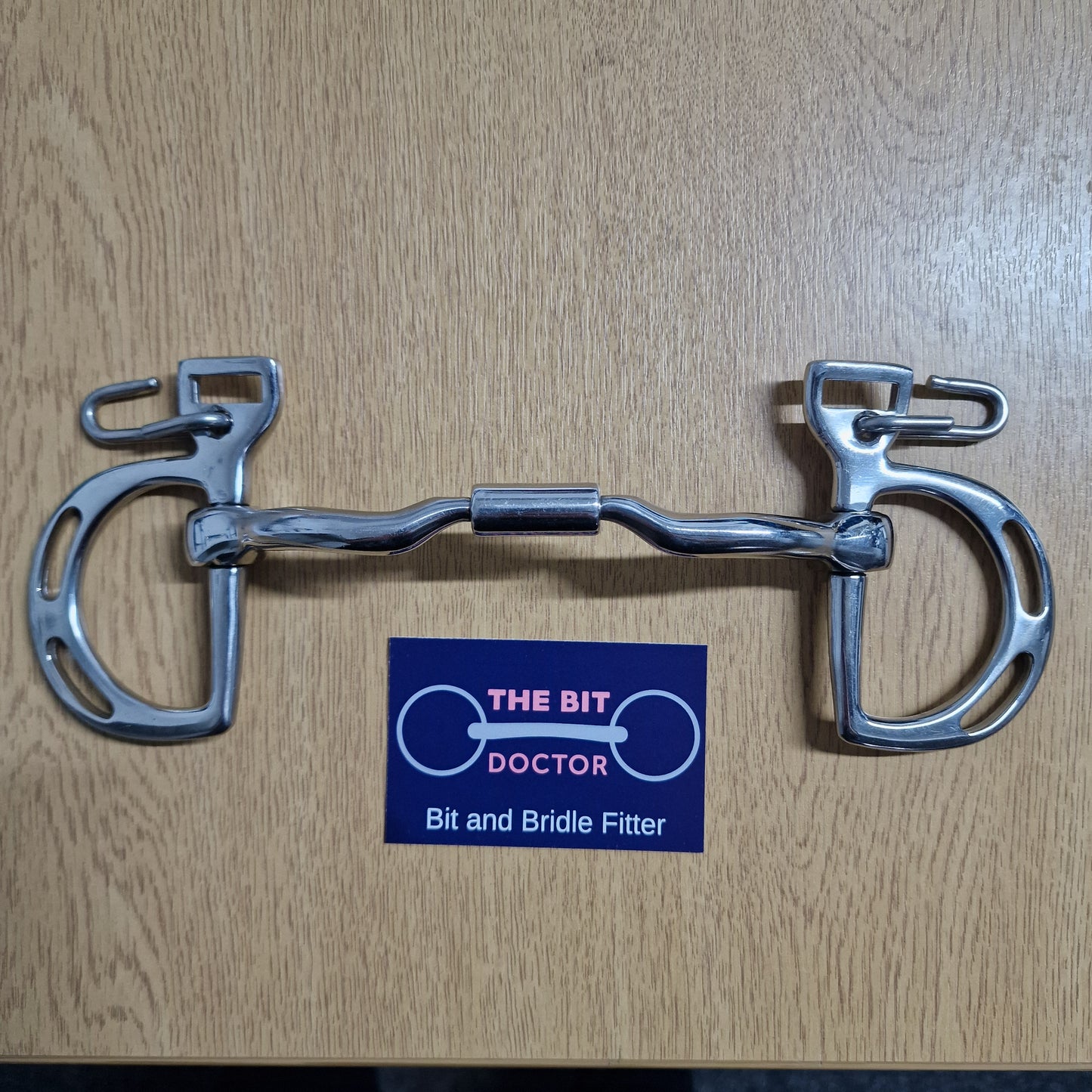 Myler mb04 low port barrel kimblewick bit