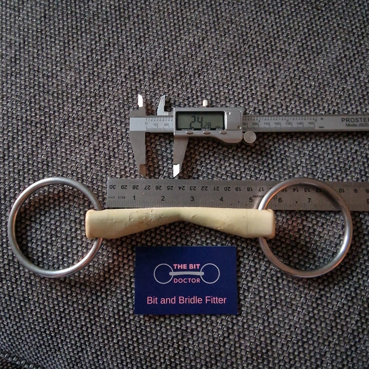 5" sprenger duo flexi mullen loose ring snaffle Bit B1297