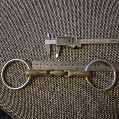 5.75" sprenger KK loose ring lozenge snaffle Bit B1169