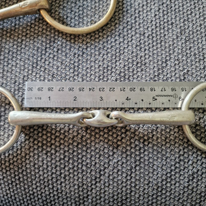5.75" sprenger kk ultra lozenge Loose ring bradoon snaffle bit B90