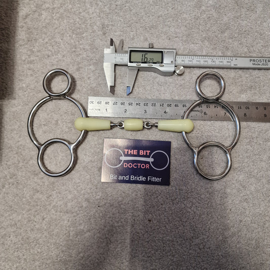 4.75" happy mouth lozenge dutch gag Bit New B1674