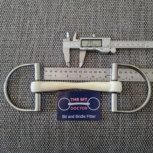 5.25" Trust inno sense flexi mullen d-ring snaffle Bit B990