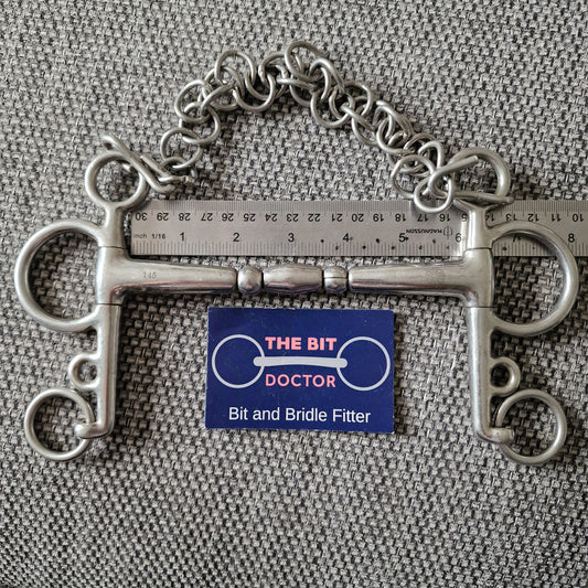 5.75" Ky rotary doubler lozenge baby pelham bit B36
