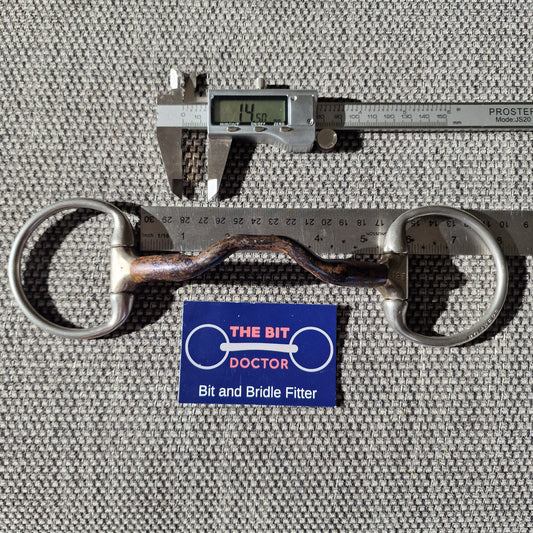 5.25" 135mm Bombers happy tongue eggbutt snaffle Bit B1501