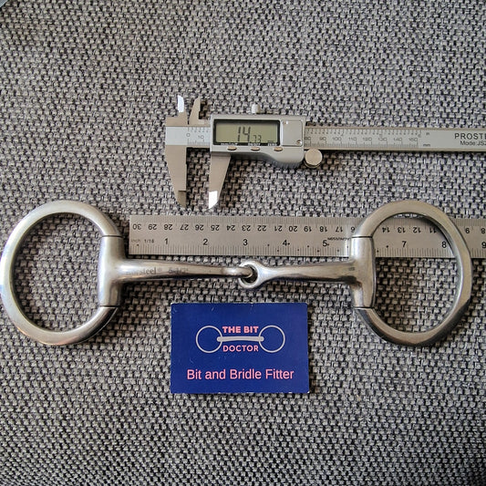 5.5" korsteel JP Curve eggbutt jointed snaffle Bit B988