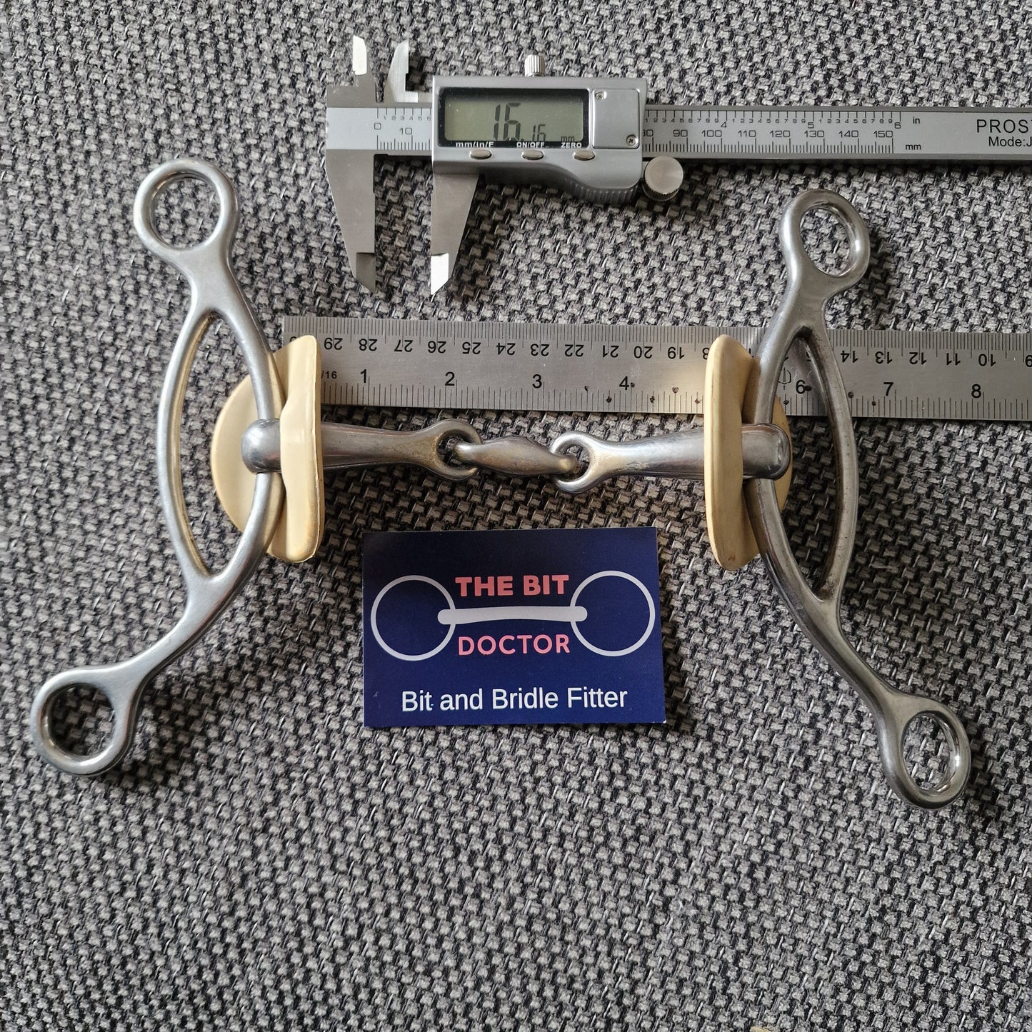 5" lozenge american Gag bit B1060a