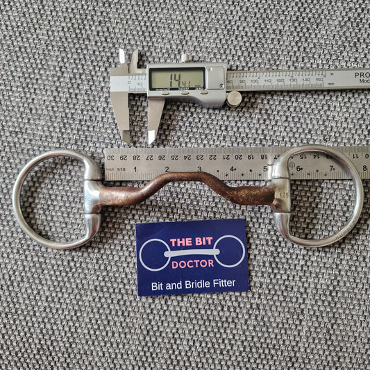 5" 125mm Bombers happy tongue eggbutt snaffle Bit B1501
