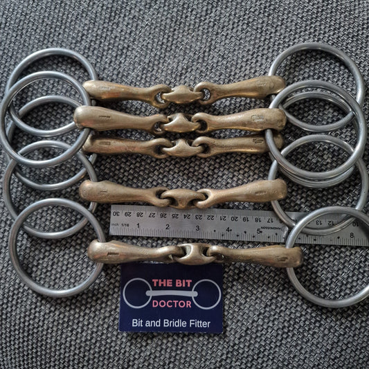 5.75" sprenger kk ultra lozenge loose ring snaffle Bit B1803