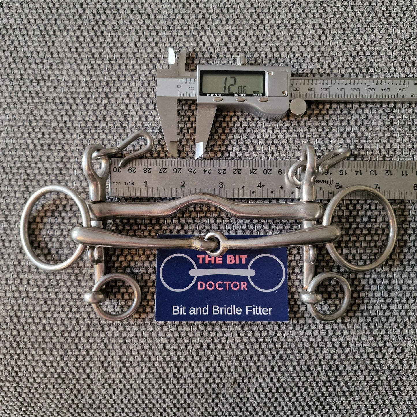 5" fylde weymouth double bridle set Bit B975