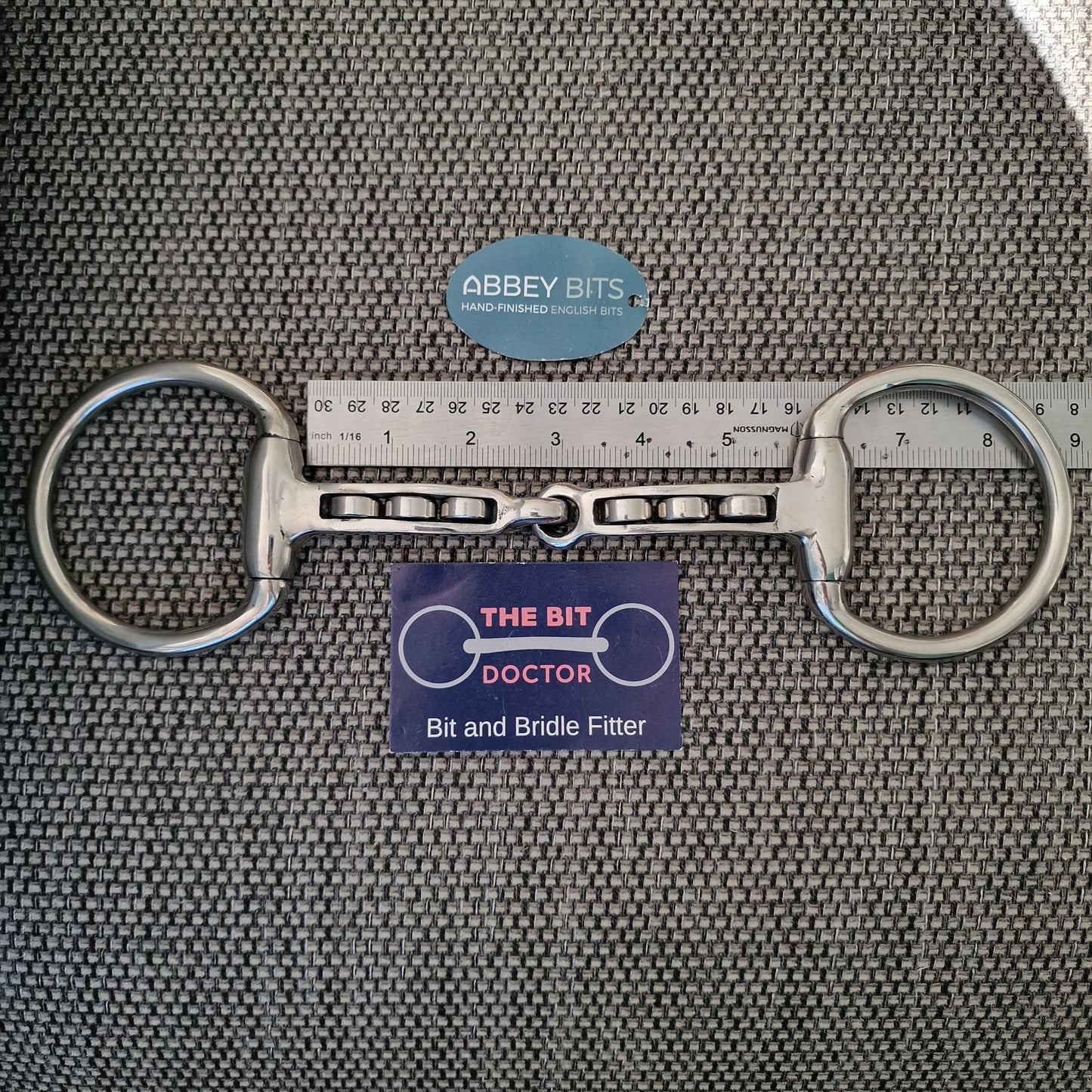 5.5" new Abbey custom magennis eggbutt snaffle bit B510