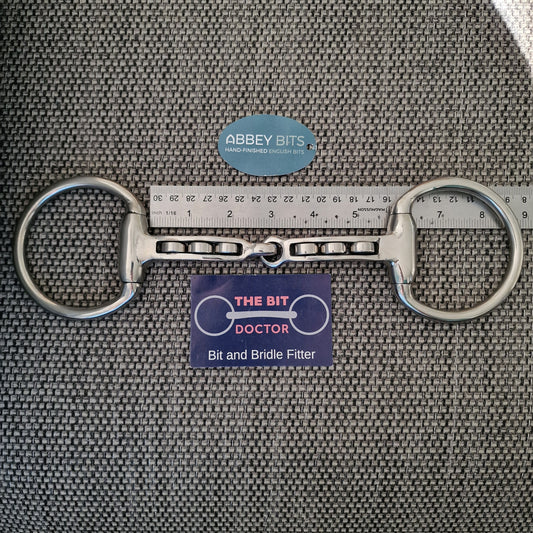 5.5" new Abbey custom magennis eggbutt snaffle bit B510