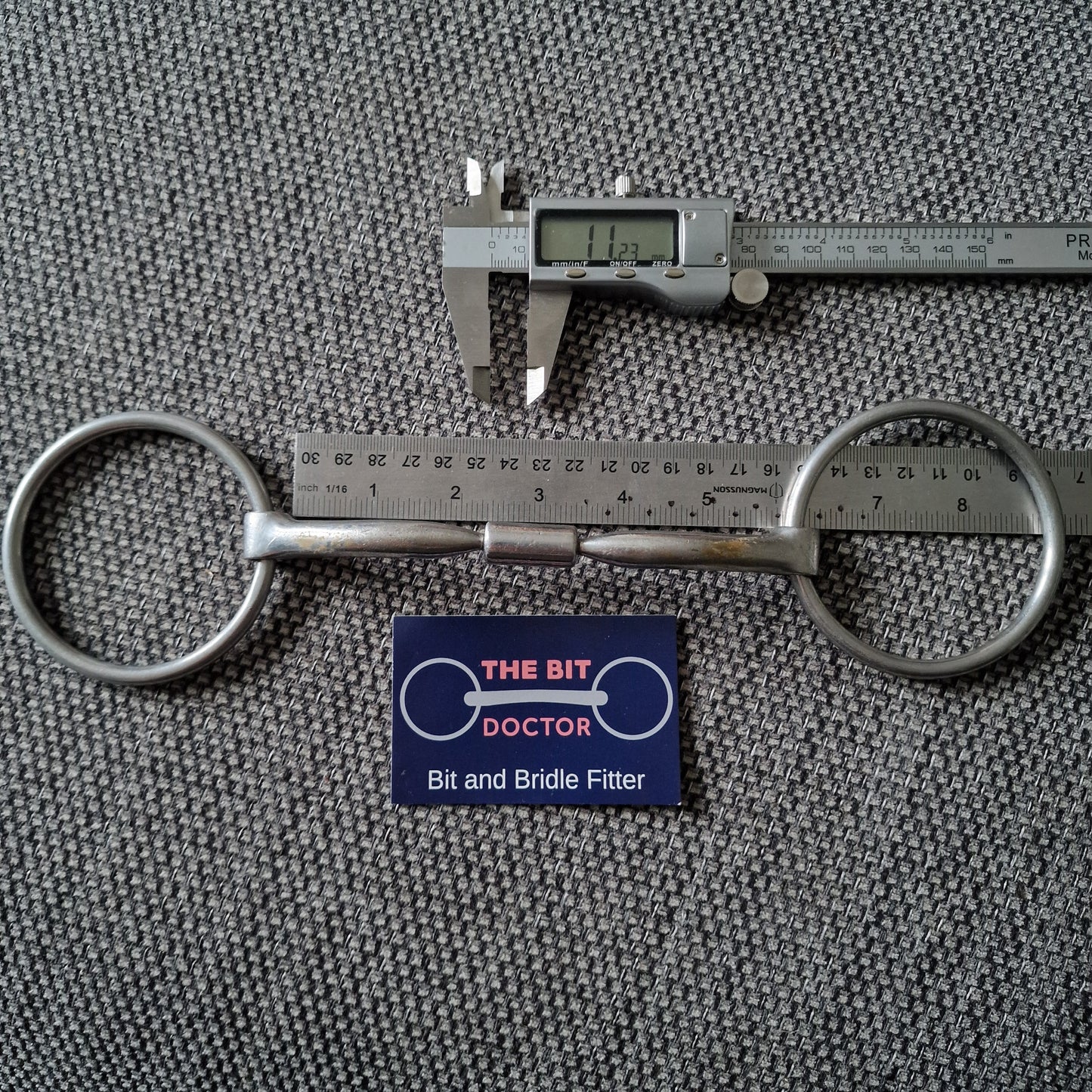 5.5" myler mb02 mullen barrel loose ring snaffle Bit B1642