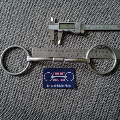 5.5" myler mb02 mullen barrel loose ring snaffle Bit B1642